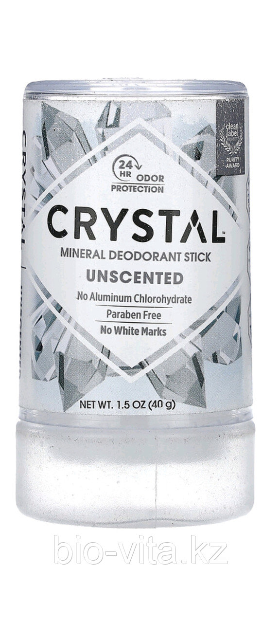 Crystal Body Deodorant, Мужской дезодорант-стик для тела "КРИСТАЛЛ", без запаха, (120 г) - фото 1 - id-p39062994