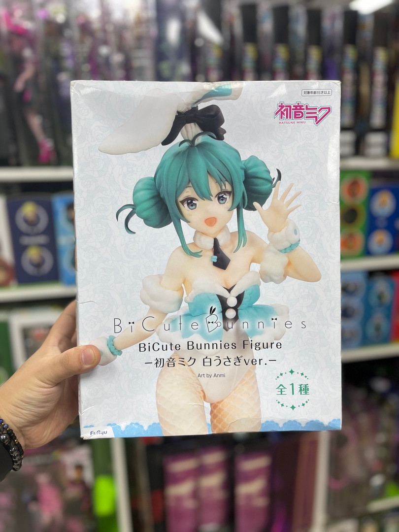 Оригинальная фигурка FuRyu Hatsune Miku (White Bunny Pearl Color Version) BiCute Bunnies PVC(ТЦ Евразия), фото 1