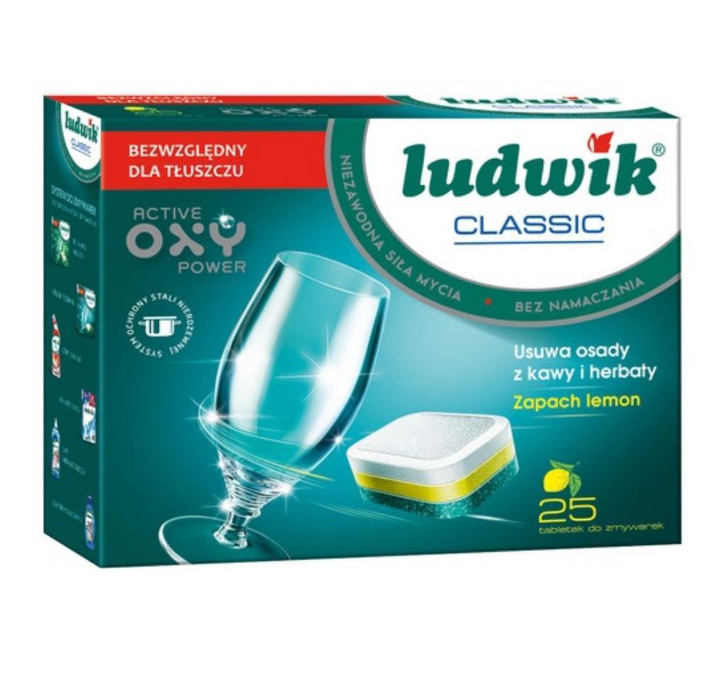 Таблетки для посудомоечных машин Ludwik Сlassic P-free 25 шт - фото 1 - id-p101070809