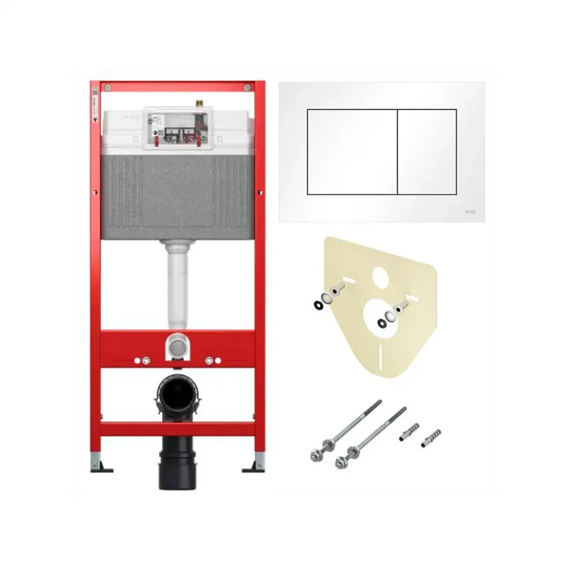 TECE TECEnow Комплект TECEbase 2.0 для установки подвесного унитаза с панелью смыва TECEnow белая