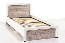 Оливия - Кровать с матрасом Викинг 00042297, 90, Вудлайн кремовый/дуб анкона, Анрэкс, фото 2