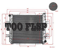 Hangcha HC CPCD10-18 (C240)(N041) жүк к тергішіне арналған салқындатқыш радиатор-334000-000/ кездесті)