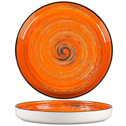 Тарелка с бортом Texture Orange Circular 28 см, h 3,1 см, P.L. Proff Cuisine