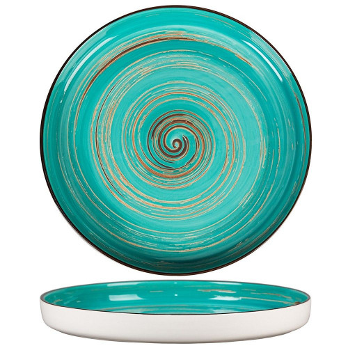 Тарелка с бортом Texture Light Cyan Circular 23 см, h 3 см, P.L. Proff Cuisine