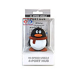 USB 4 PORTS HUB V-T QQ (Пингвин), фото 6