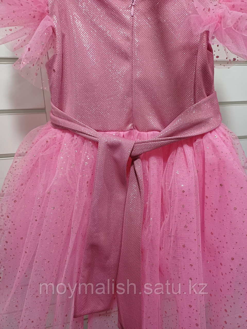 Платье (на возраст от 3-6 лет) нежно-розоаое пышное Барби "Barbie" для девочки - фото 2 - id-p114225722
