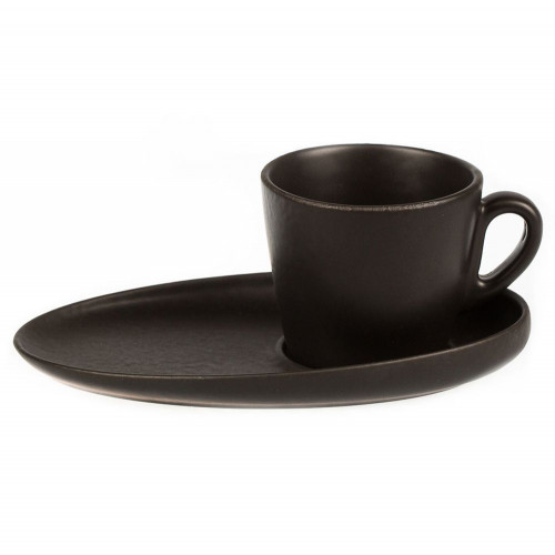 Чашка с блюдцем Black Star Espresso 100 мл, P.L. Proff Cuisine - фото 1 - id-p114225545