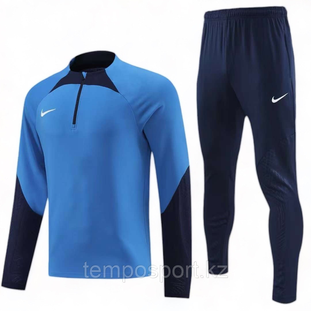 Тренировочный костюм Nike детский (голубой / темно синий) - фото 1 - id-p114225942