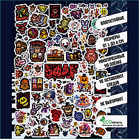 Набор наклеек "Аниматроники FNAF" (ФНАФ) (Стикерпак 111 шт.)