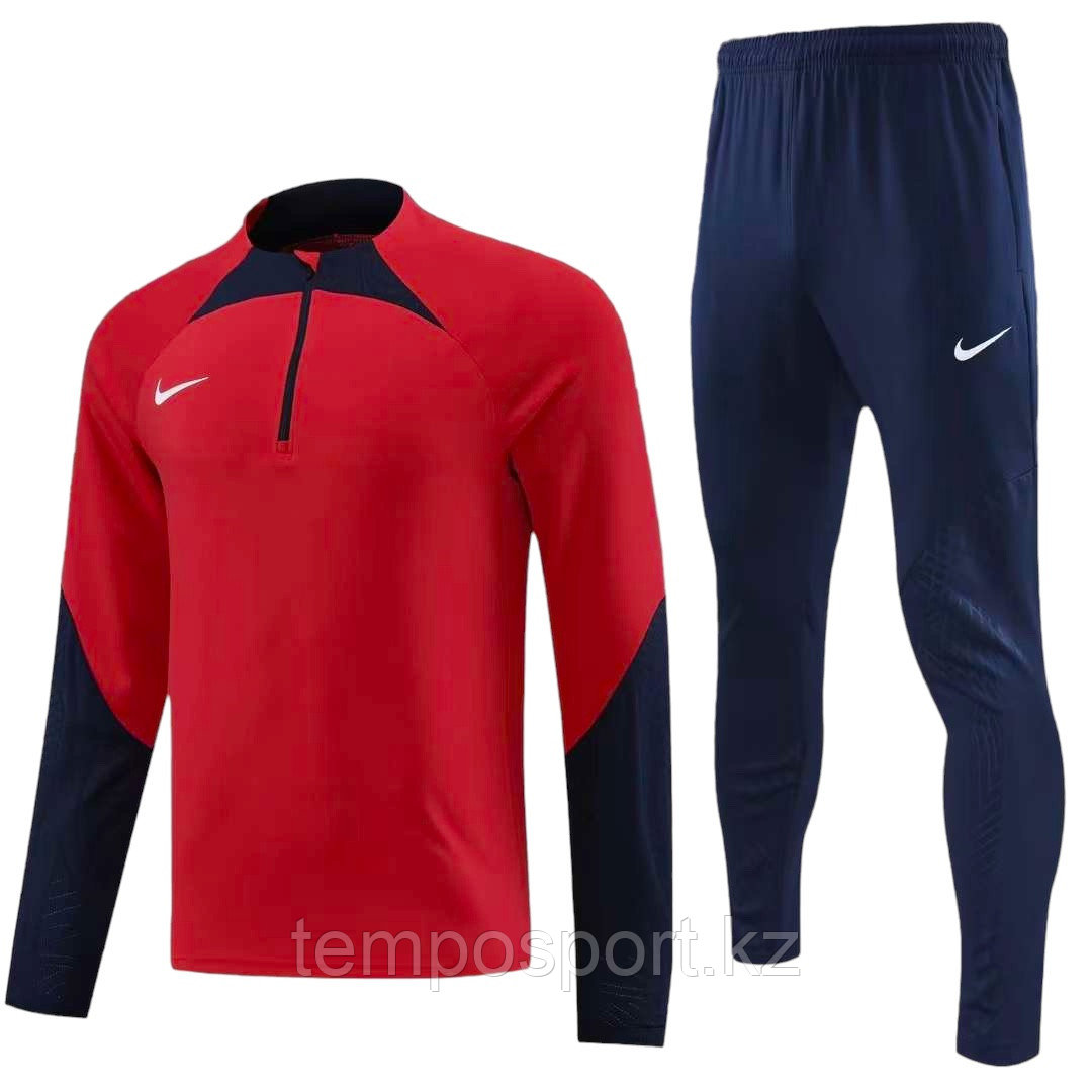 Тренировочный костюм Nike детский ( красный / темно синий) - фото 1 - id-p114226021