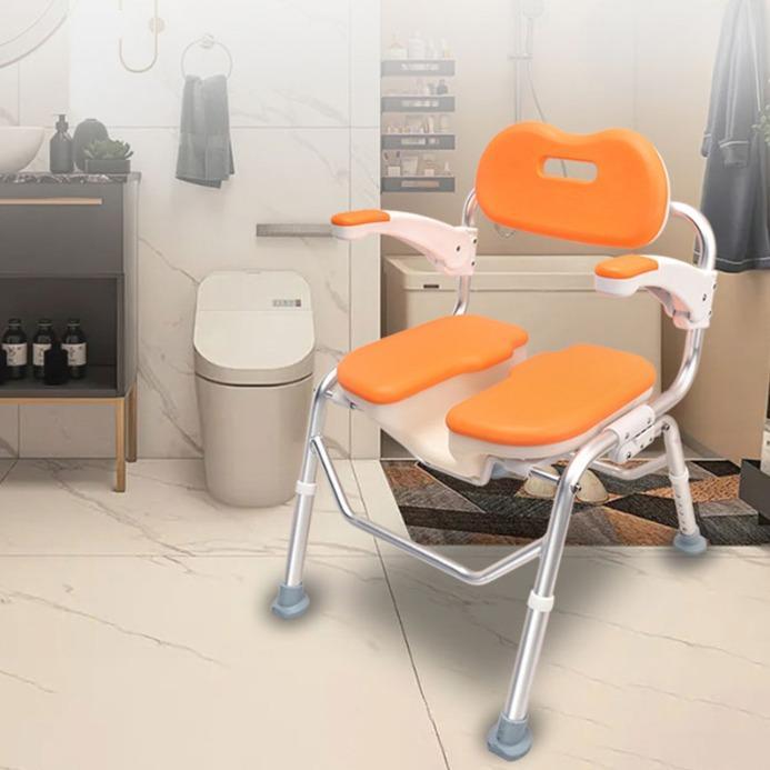 Стул для ванной ортопедический оранжевый