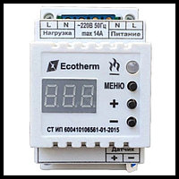 Терморегулятор ECOTHERM-03-Б2-Т1 для обогрева желобов, водостоков и кровли (10А, -20С-+60C, с датчиком)