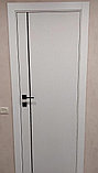 Межкомнатная дверь F-5 белый софт, фото 2