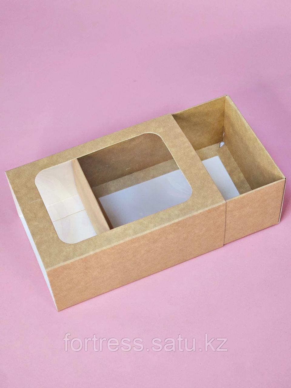 Коробка пенал с окном 13*9*5,5 размер - фото 3 - id-p103861354