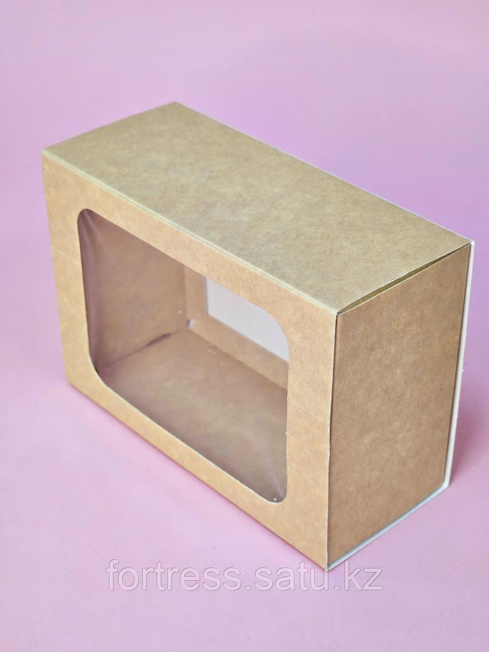 Коробка пенал с окном 13*9*5,5 размер - фото 5 - id-p103861354