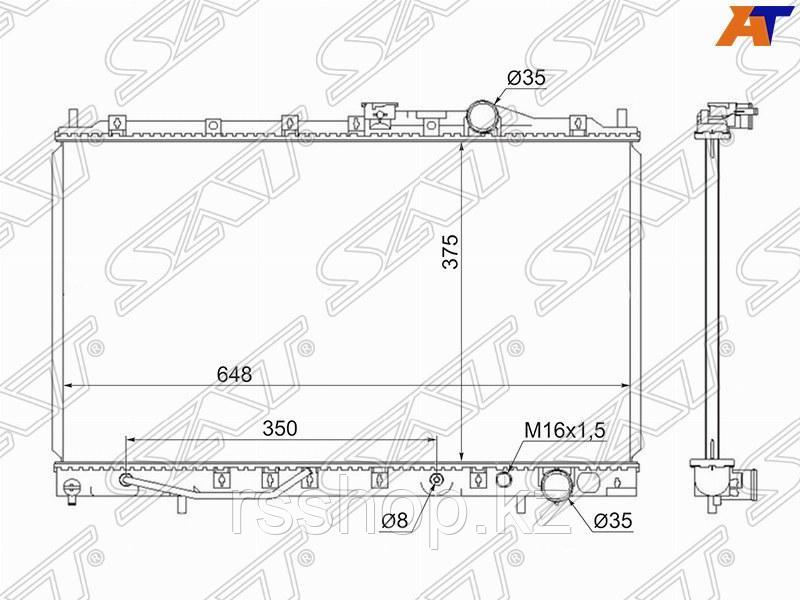 Радиатор MITSUBISHI GALANT /ETERNA /EMERAUDE V6 93-97, фото 1
