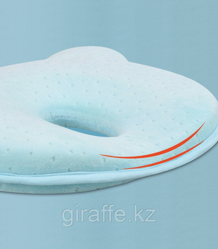 Инновационная ортопедическая детская подушка с эффектом памяти, серая - фото 2 - id-p114243000