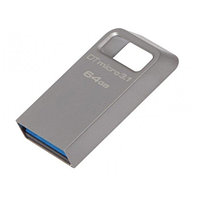 Kingston DT Micro 3.1 64GB Metal Silver USB 3.1 usb флешка (flash) (DTMC3/64GB)