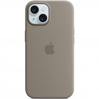 Apple Чехол для iPhone 15 Silicone Case with MagSafe - Clay аксессуары для смартфона (MT0Q3ZM/A)