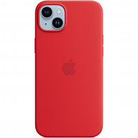 Apple Чехол для iPhone 14 Plus Silicone Case with MagSafe - (PRODUCT)RED аксессуары для смартфона (MPT63ZM/A)