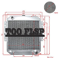 Hangcha HC CPCD50 R456-331000-000 жүк к тергішіне арналған салқындатқыш радиатор