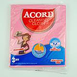 Кухонные тряпки "Acord", разные цвета, 3 шт, фото 2