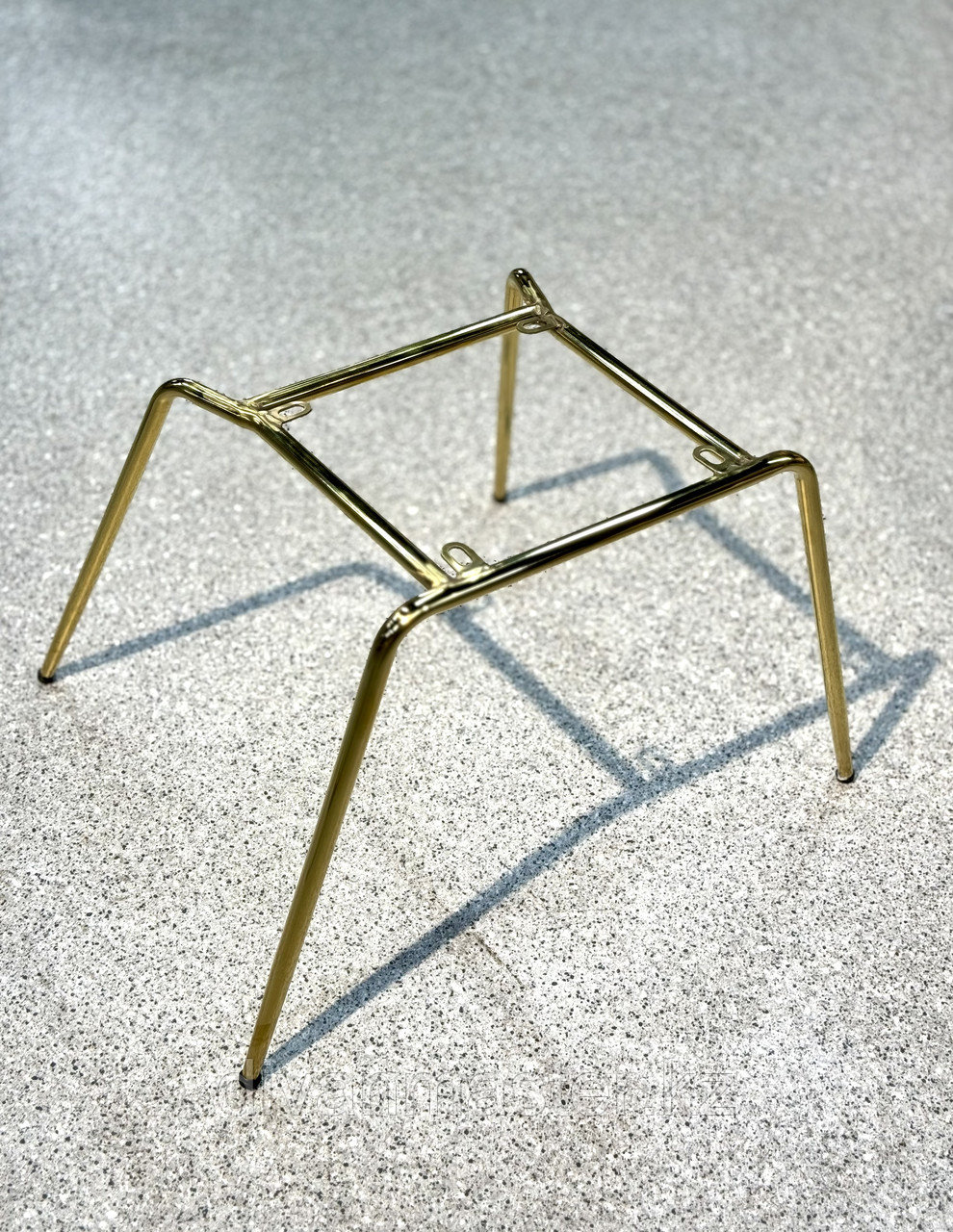 Основание стула, сталь, высота 35 см, под золото