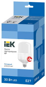 Лампа светодиодная HP 30Вт 230В 6500К E27 ИЭК - фото 1 - id-p114280475