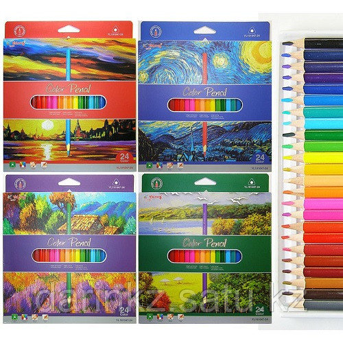 Карандаши цветные 24 цвета