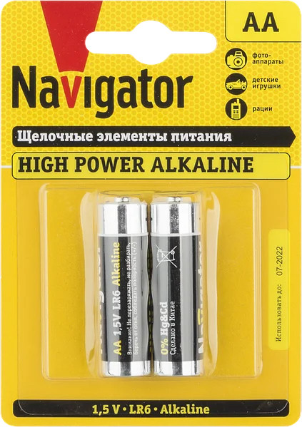 Батарейка NBT-NE-LR6-BP2 94752 Navigator Group