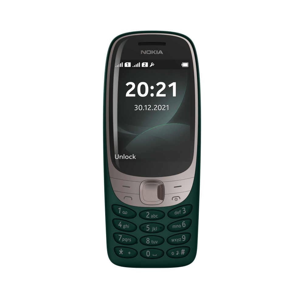 Мобильный телефон двухсимочный NOKIA 6310 DS TA-1400 GREEN NOKIA