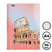 Тетрадь Attache Selection Travel Italy, А4, 96 листов, в клетку, на спирали