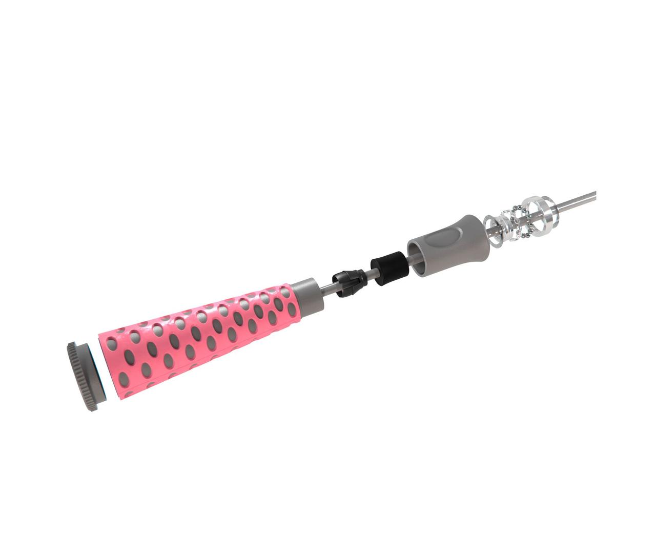 Скакалка DFC с подшипниками / 300 см /розовая TF-SR50P - фото 3 - id-p114307075