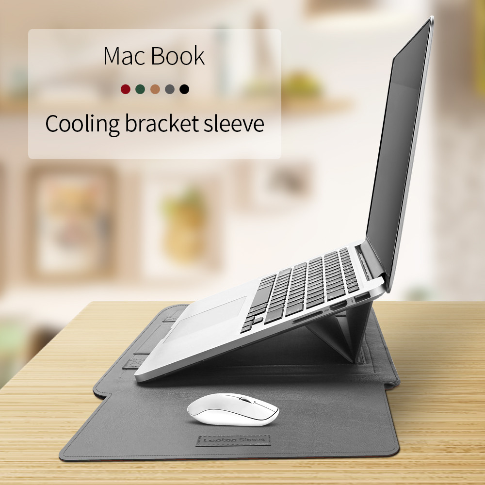 Чехол для MacBook Pro/MacBook Air, 13"/14", розовый и серый цвет - фото 6 - id-p114307172
