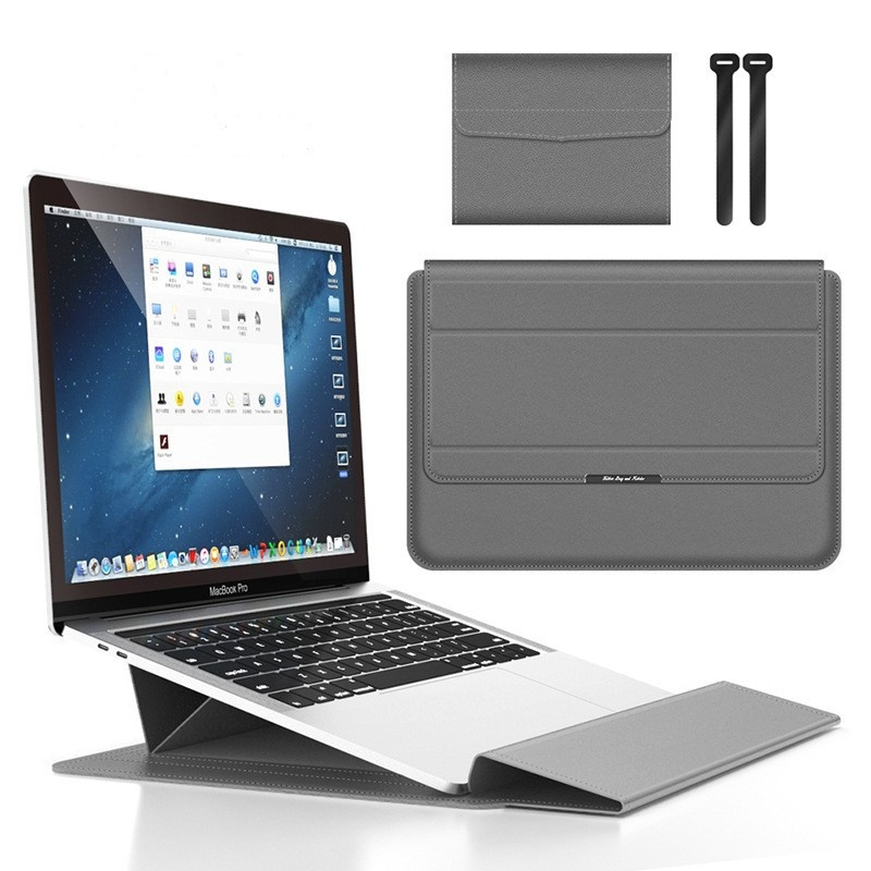 Чехол для MacBook Pro/MacBook Air, 13"/14", розовый и серый цвет - фото 1 - id-p114307185