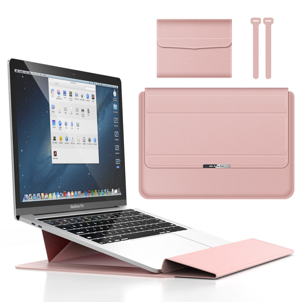 Чехол для MacBook Pro/MacBook Air, 13"/14", розовый и серый цвет - фото 2 - id-p114307185