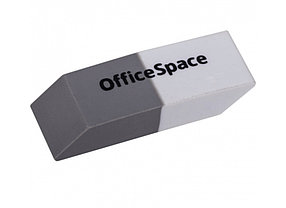 Ластик OfficeSpace белый/серый