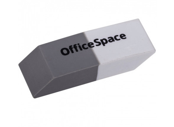 Ластик OfficeSpace белый/серый, фото 2