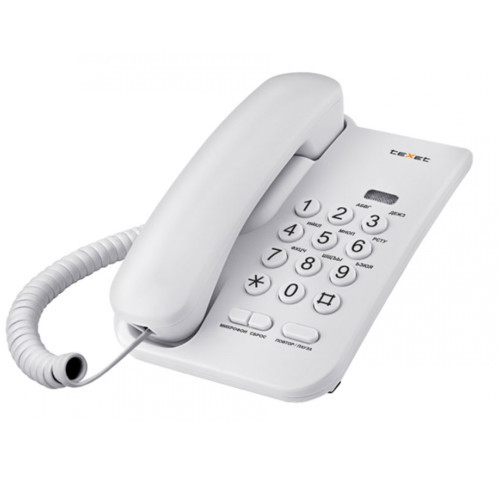 TeXet TX-212 Grey аналоговый телефон (TX-212 Grey) - фото 1 - id-p114308260