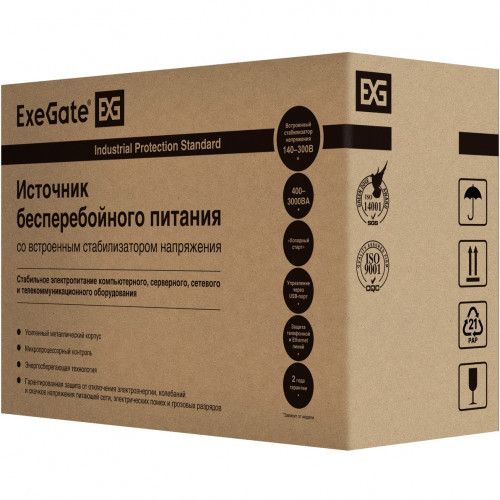 ExeGate Power Smart ULB-600 источник бесперебойного питания (EP212515RUS) - фото 4 - id-p103350514