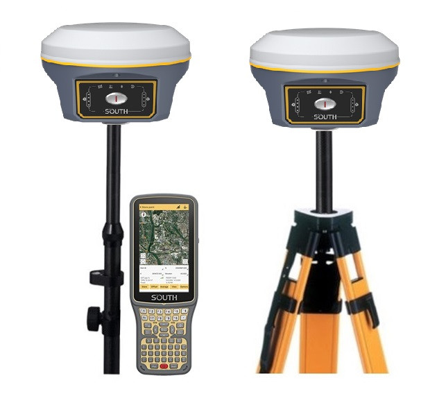 ГНСС South Galaxy G9 база + ровер полный комплект геодезия GPS GNSS - фото 1 - id-p61964998