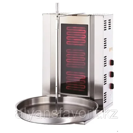 Донер аппарат электрический 2 тэна. Silver, ISIKGAZ, фото 1