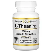 CGN, L-теанин, 200 мг, 60 капсул