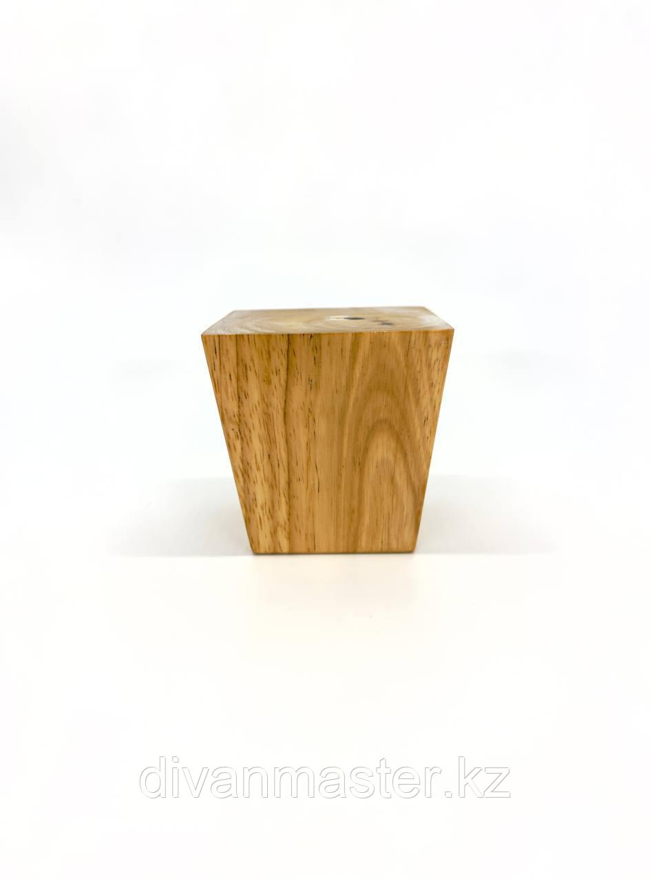 Ножка мебельная, деревянная, пирамида 8 cm