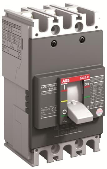 Автомат в литом корпусе ABB 3P A1N125, TMF, In=40A 36kA