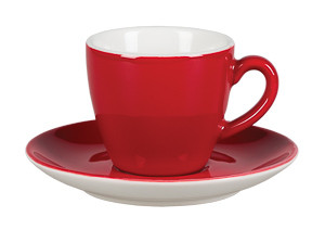 Кофейная пара Barista (Бариста) 80 мл, красный цвет, P.L. Proff Cuisine