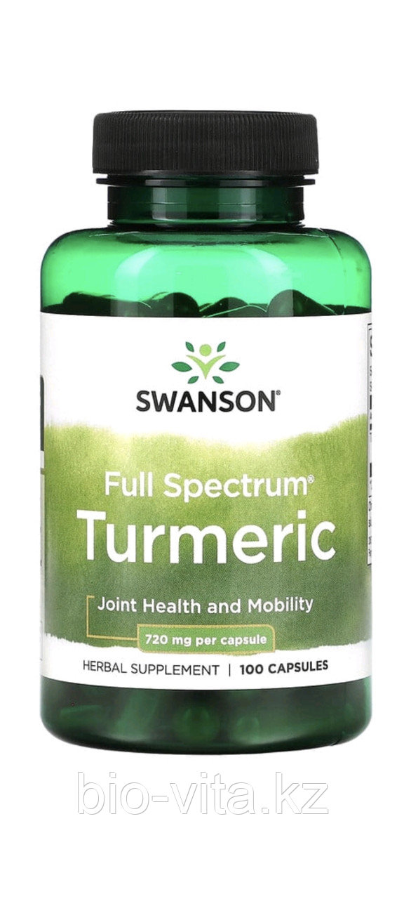Куркумин Turmeric 720 мг. 100 капсул SWANSON