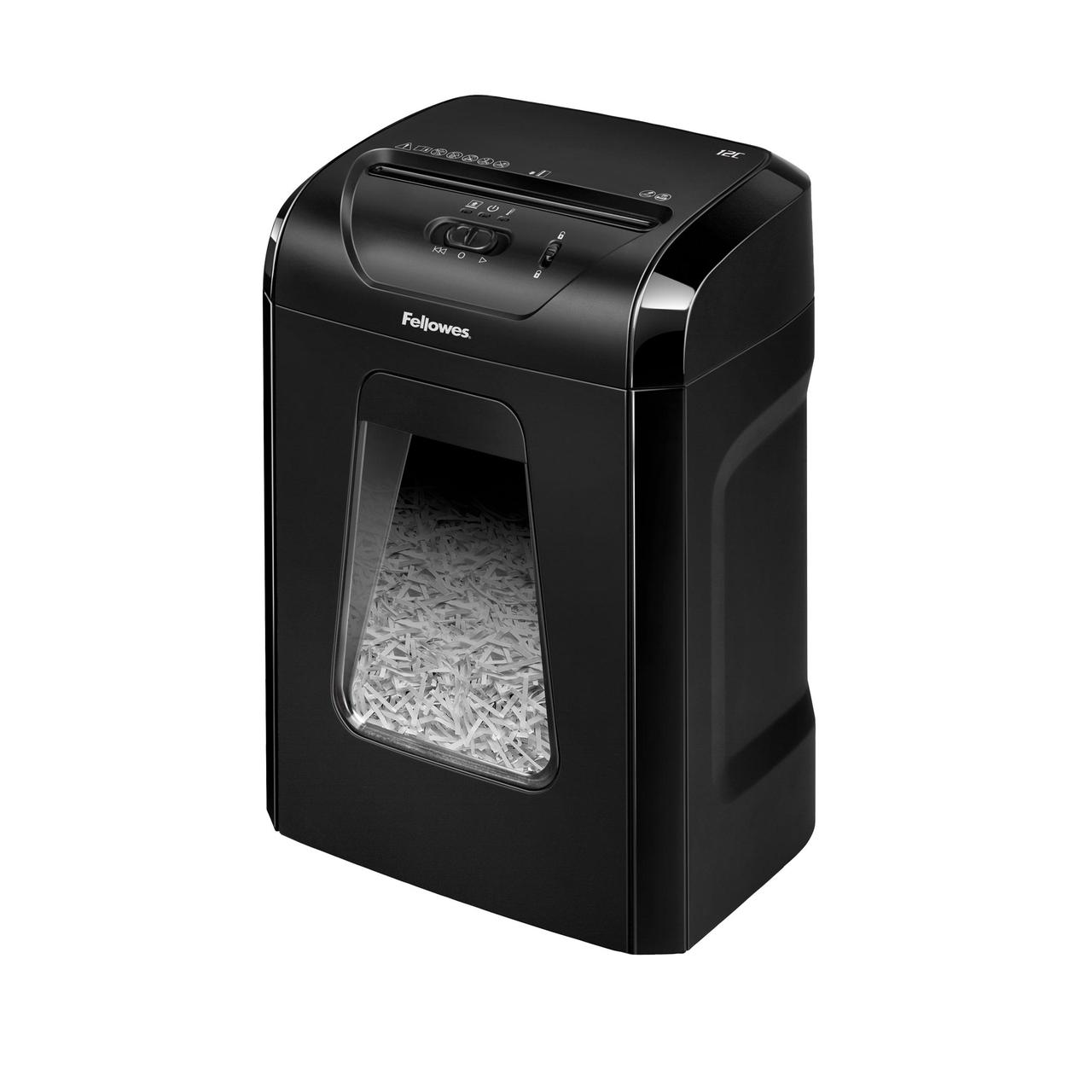 Шредер Fellowes Powershred 12C, уничтожитель бумаг, P-4 - фото 4 - id-p108079535