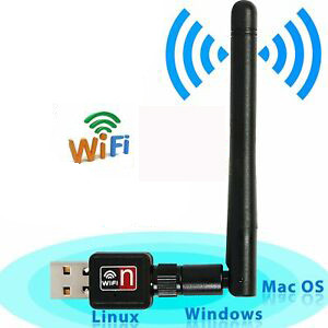 Беспроводной USB Wi-Fi адаптер Wireless 802 IIN 300 Mbps
