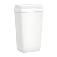 Корзина для мусора настенная Breez 23 литра (пластик белая)